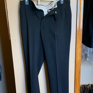 Paul Fredrick Classic Black Dress Pants